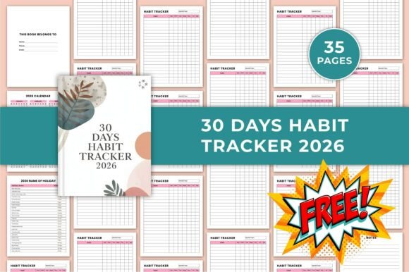 30 Days Habit Tracker 2026: A Comprehensive Guide to Building Better Daily Routines