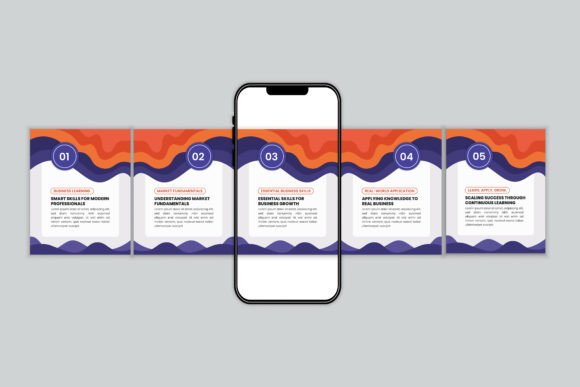 Business Learning Carousel Design