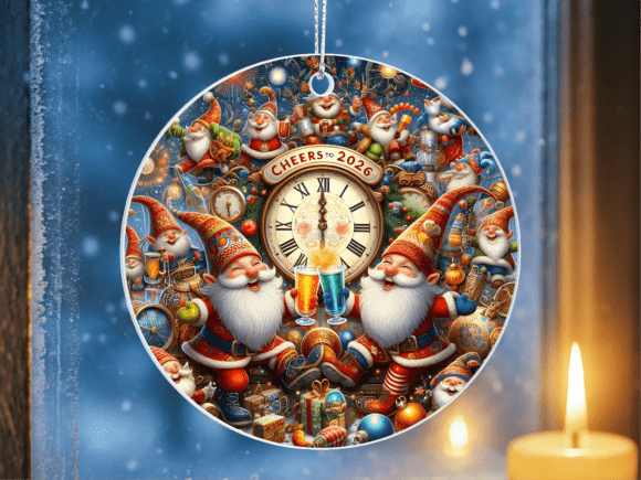 Cheers 2026 New Year Gnomes Ornament PNG: A Strategic Design For Creative And Business Use