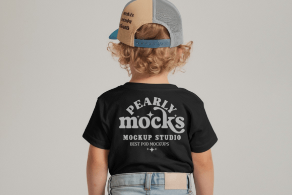 Comfort Colors C9018 Kids Back Mockup 14