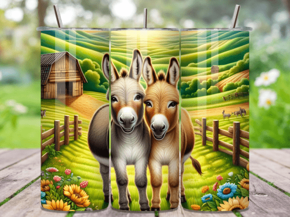 Donkey Friends Country Farm Tumbler Wrap: A Practical Guide for Designers and Small Businesses