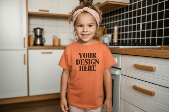 Kids Comfort Colors C9018 T-shirt Mockup: Elevate Your Design Presentation