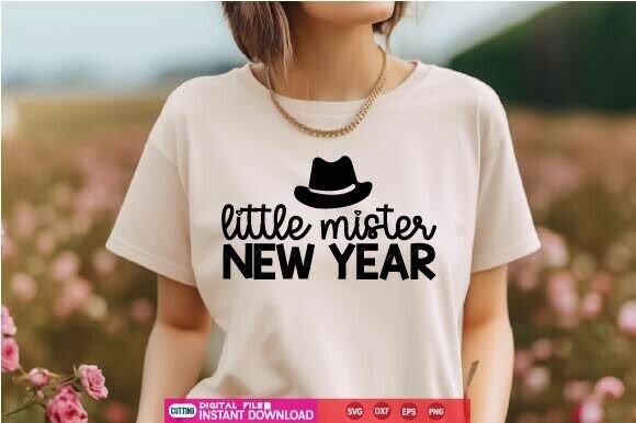 Little Mister New Year Svg